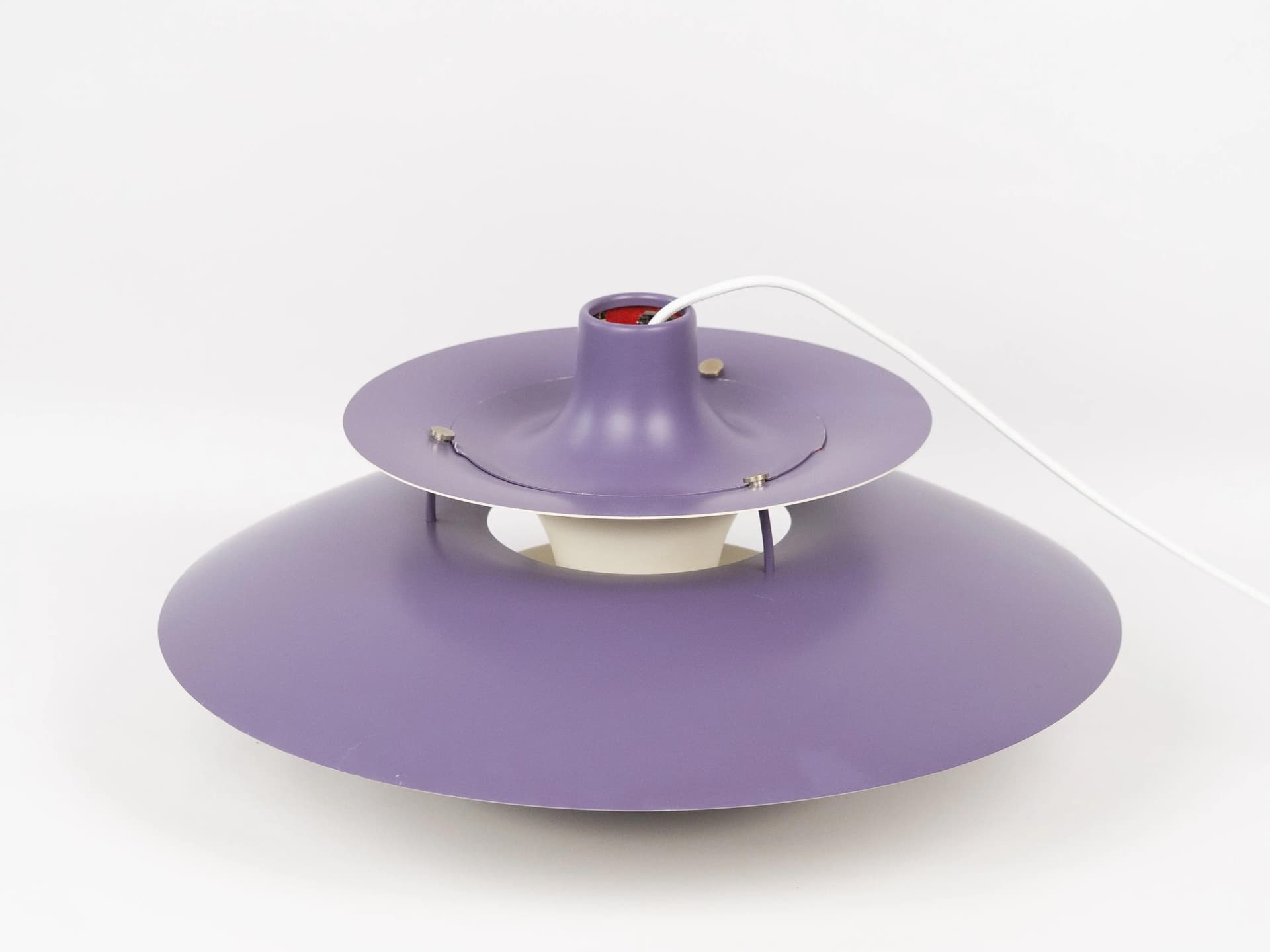 Violet Aluminum PH 5 Pendant Lamp, by P. Henningsen for Louis Poulsen, Denmark, 1960s - 14585