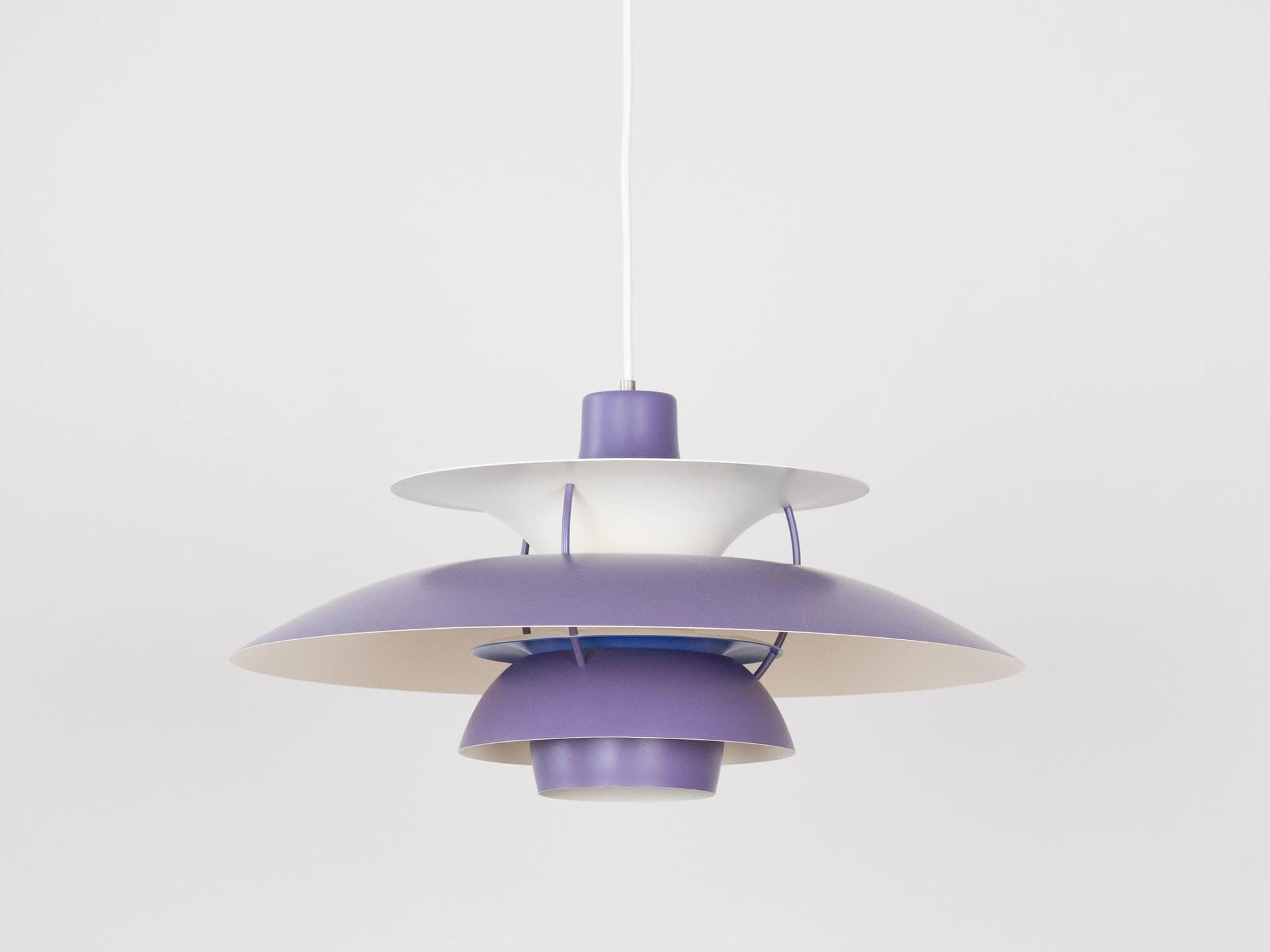 Violet Aluminum PH 5 Pendant Lamp, by P. Henningsen for Louis Poulsen, Denmark, 1960s - 14584