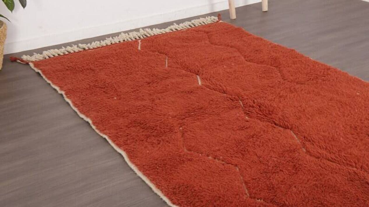 Ręcznie tkany dywan 250x150 cm, wełna, wielokolorowy, Maroko - 198802