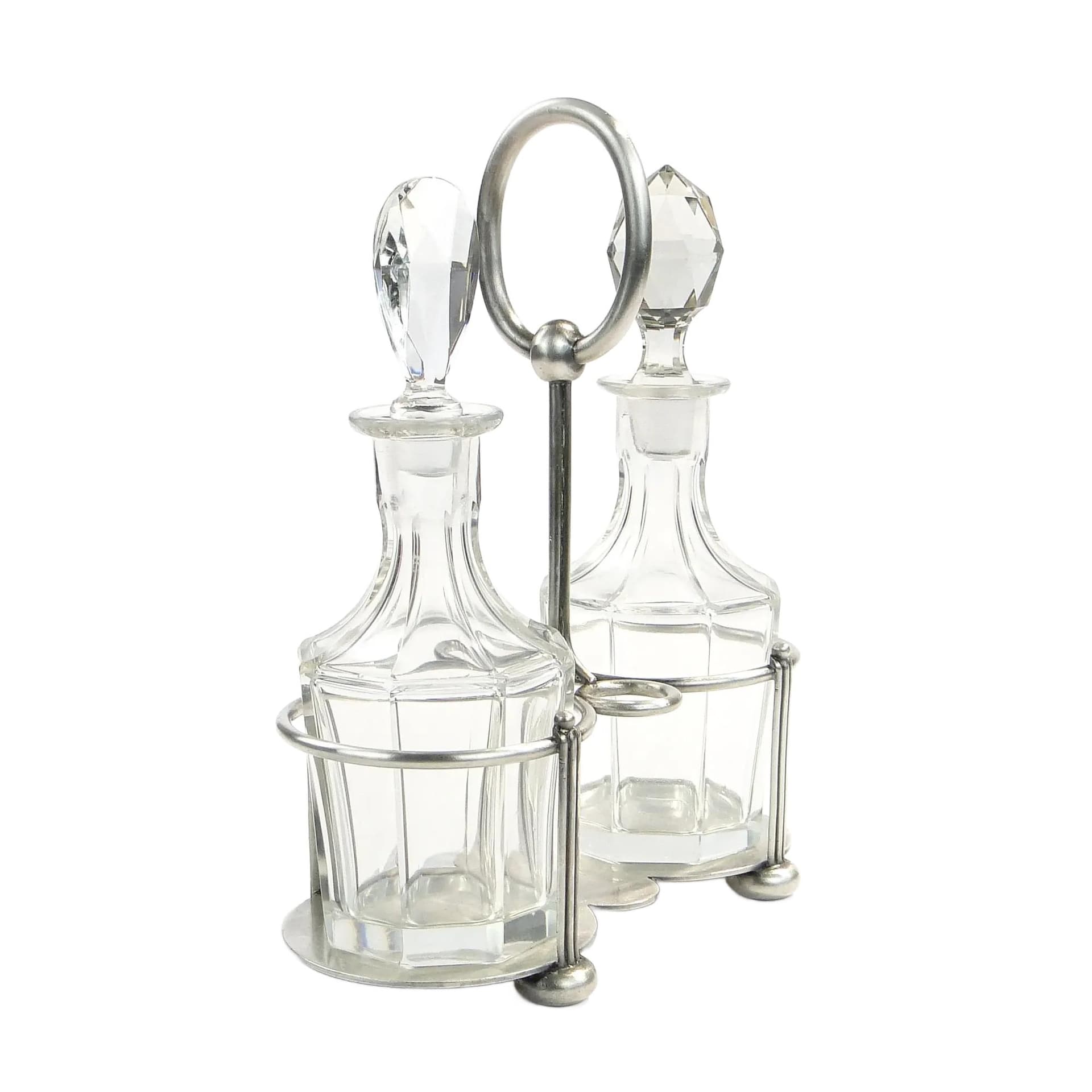 Kabaret do przypraw, art déco, metal srebrny, Niemcy, lata 20.