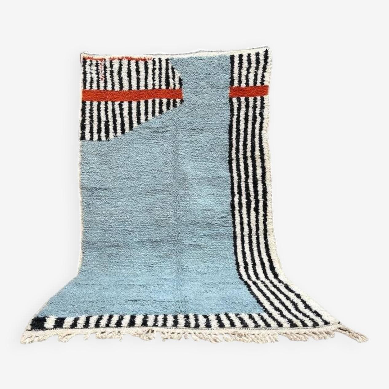 Ręcznie tkany dywan 200x300 cm, wełna, wielokolorowy, Maroko - 198711