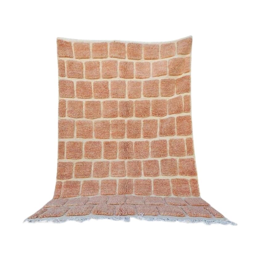 Ręcznie tkany dywan 250x150 cm, wełna, wielokolorowy, Maroko