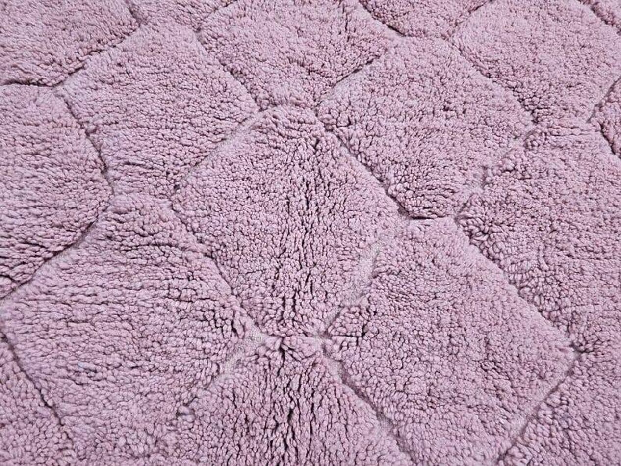 Ręcznie tkany dywan 200x300 cm, wełna, różowy, Maroko - 198613