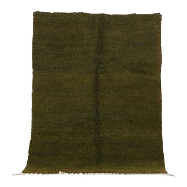 Ręcznie tkany dywan 250x150 cm, wełna, oliwkowy, Maroko - WYMIARY