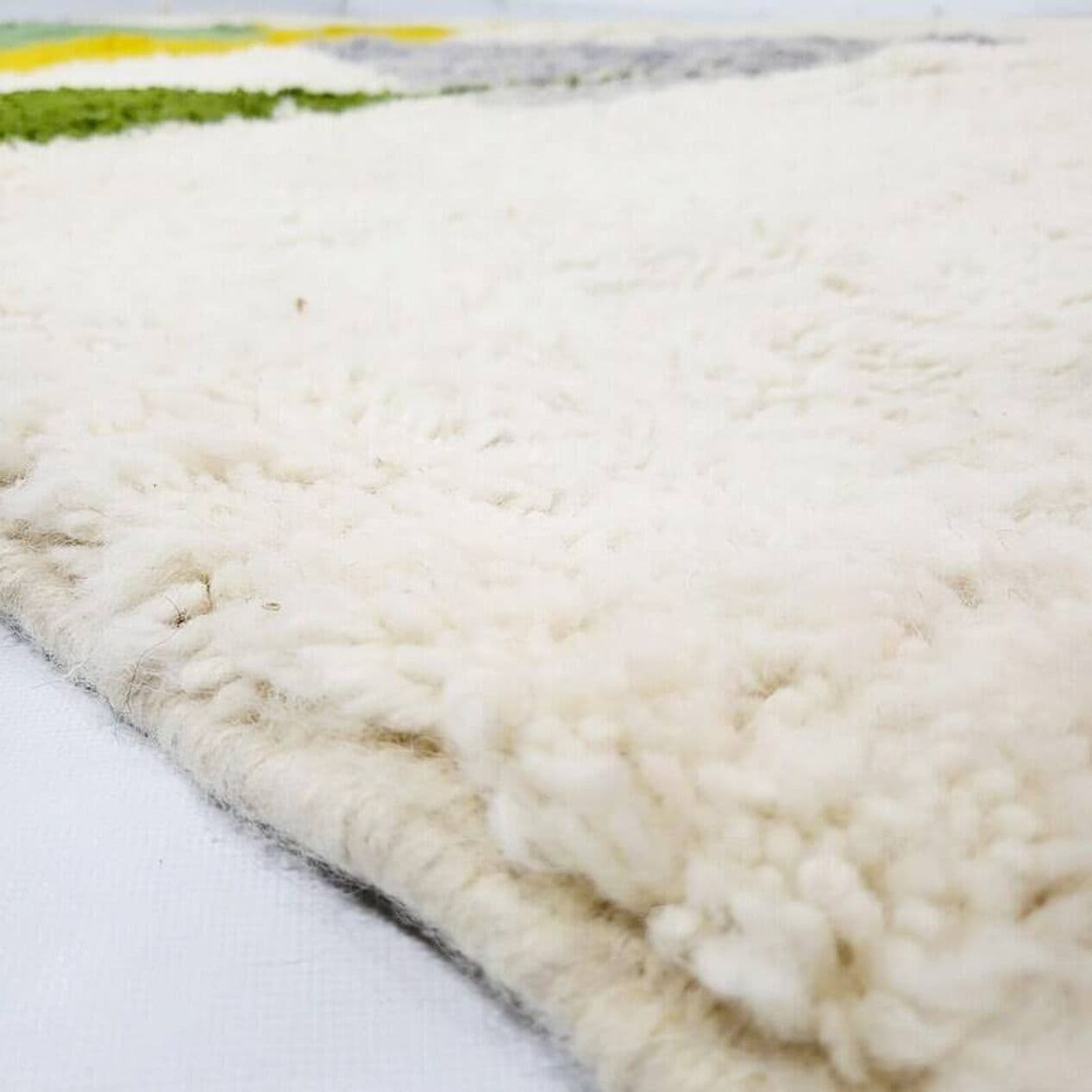 Ręcznie tkany dywan 250x150 cm, wełna, wielokolorowy, Maroko - 198480