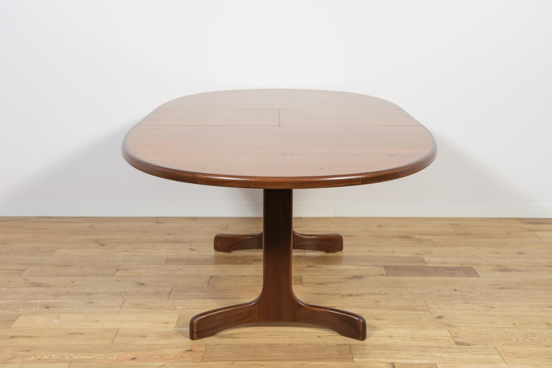 Stół rozkładany owalny, teak brązowy ciemny, G-Plan, Wielka Brytania, lata 60. - 198866