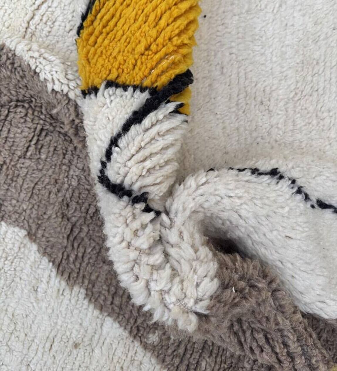 Ręcznie tkany dywan 200x300 cm, wełna, multikolor, Maroko - 201085