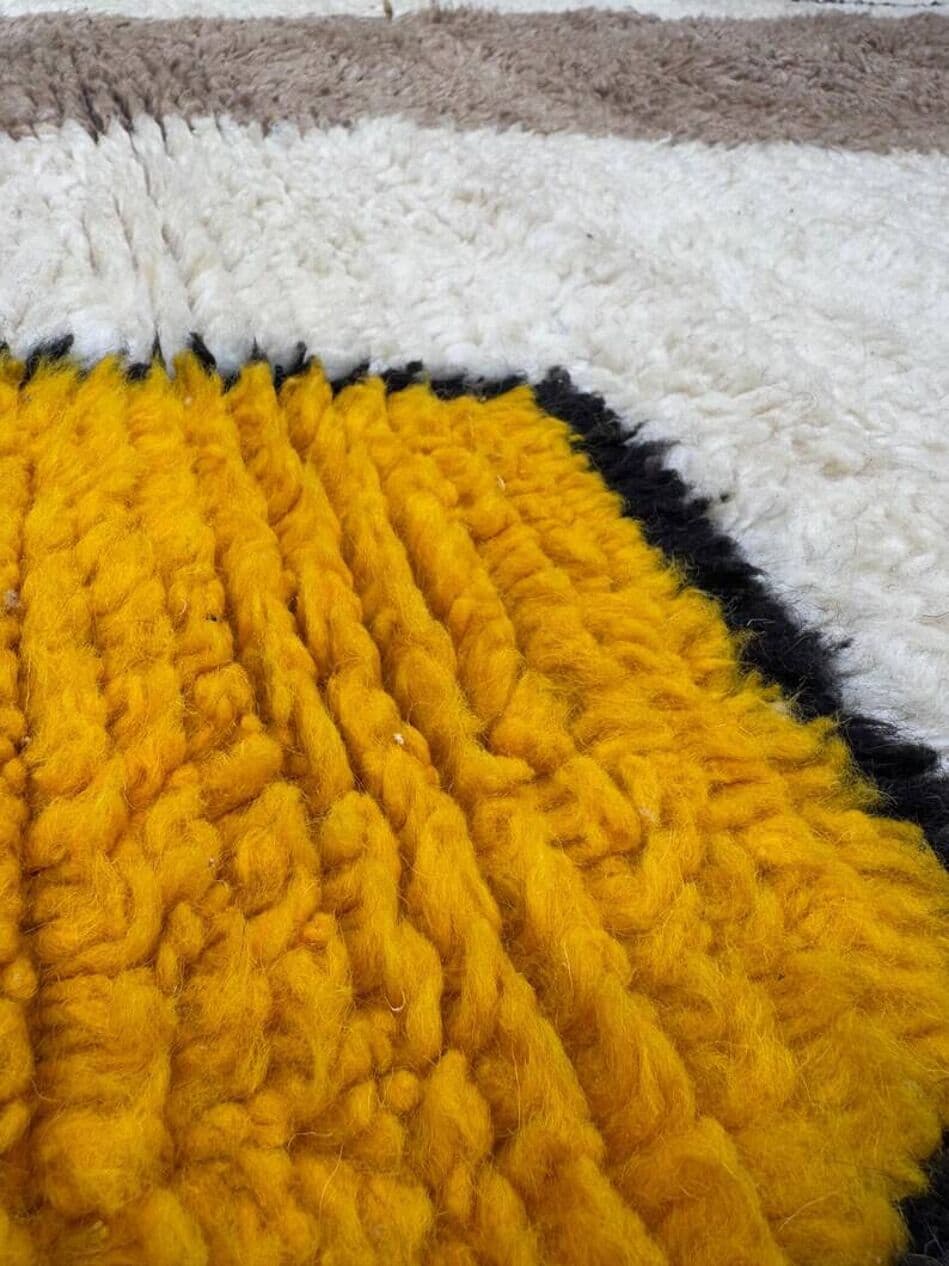 Ręcznie tkany dywan 200x300 cm, wełna, multikolor, Maroko - 201083