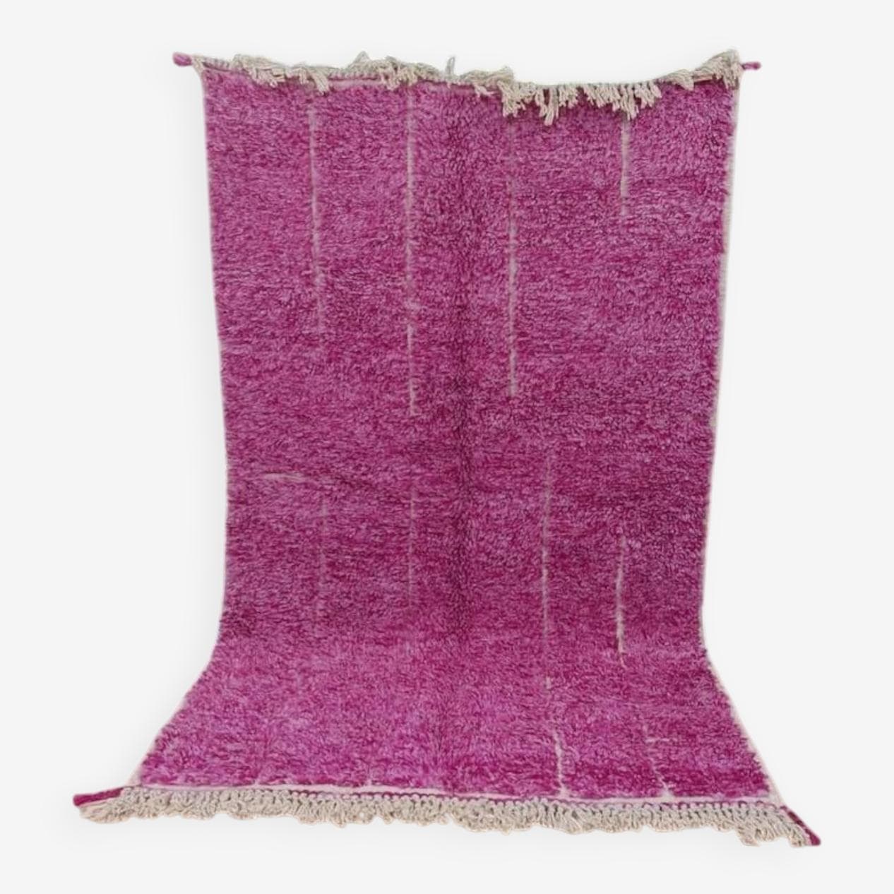 Ręcznie tkany dywan 150x300 cm, wełna, fioletowy, Maroko - 200936