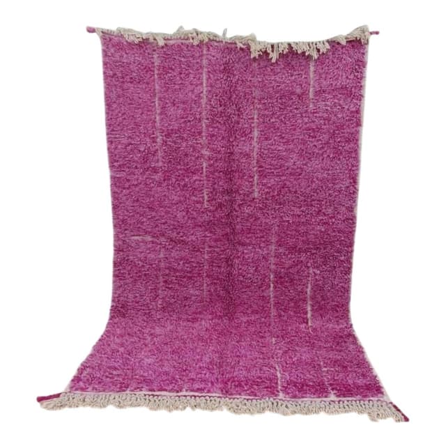 Ręcznie tkany dywan 150x300 cm, wełna, fioletowy, Maroko - WYMIARY