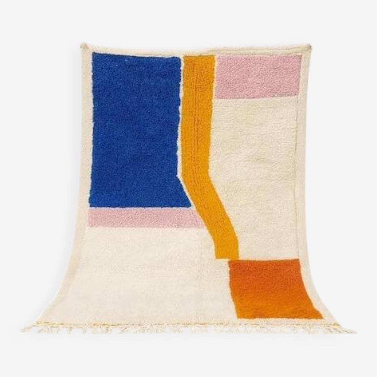 Ręcznie tkany dywan 200x300 cm, wełna, multikolor, Maroko - 200919