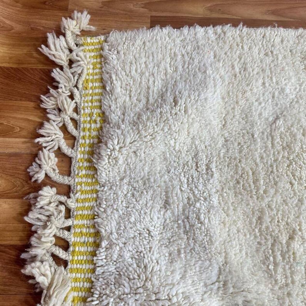 Ręcznie tkany dywan 250x150 cm, wełna, multikolor, Maroko - 200814