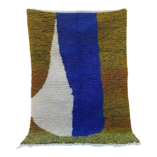 Ręcznie tkany dywan 250x150 cm, wełna, multikolor, Maroko - WYMIARY