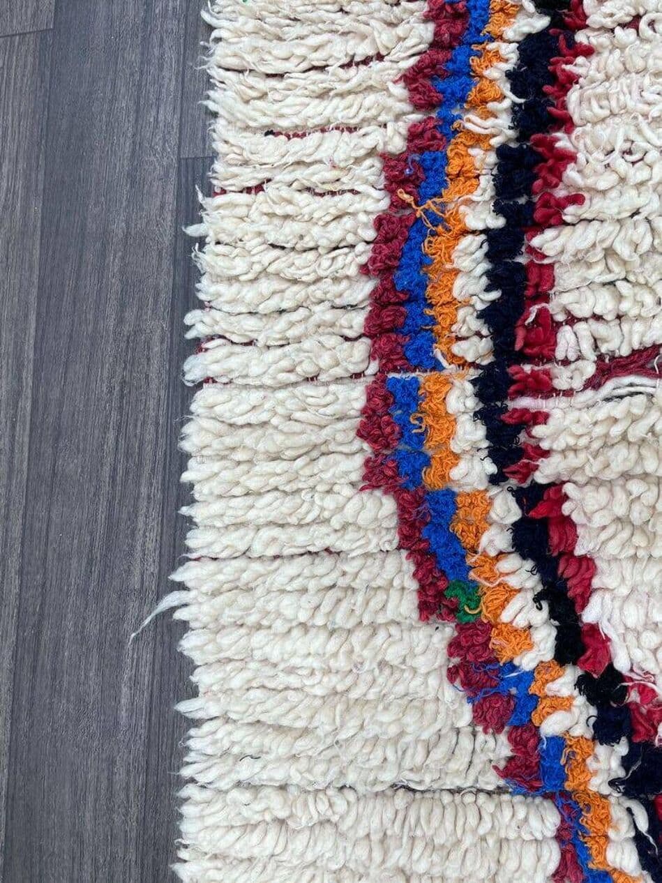 Handwoven rug 250x150 cm, wool, multicolor, Morocco - 200725