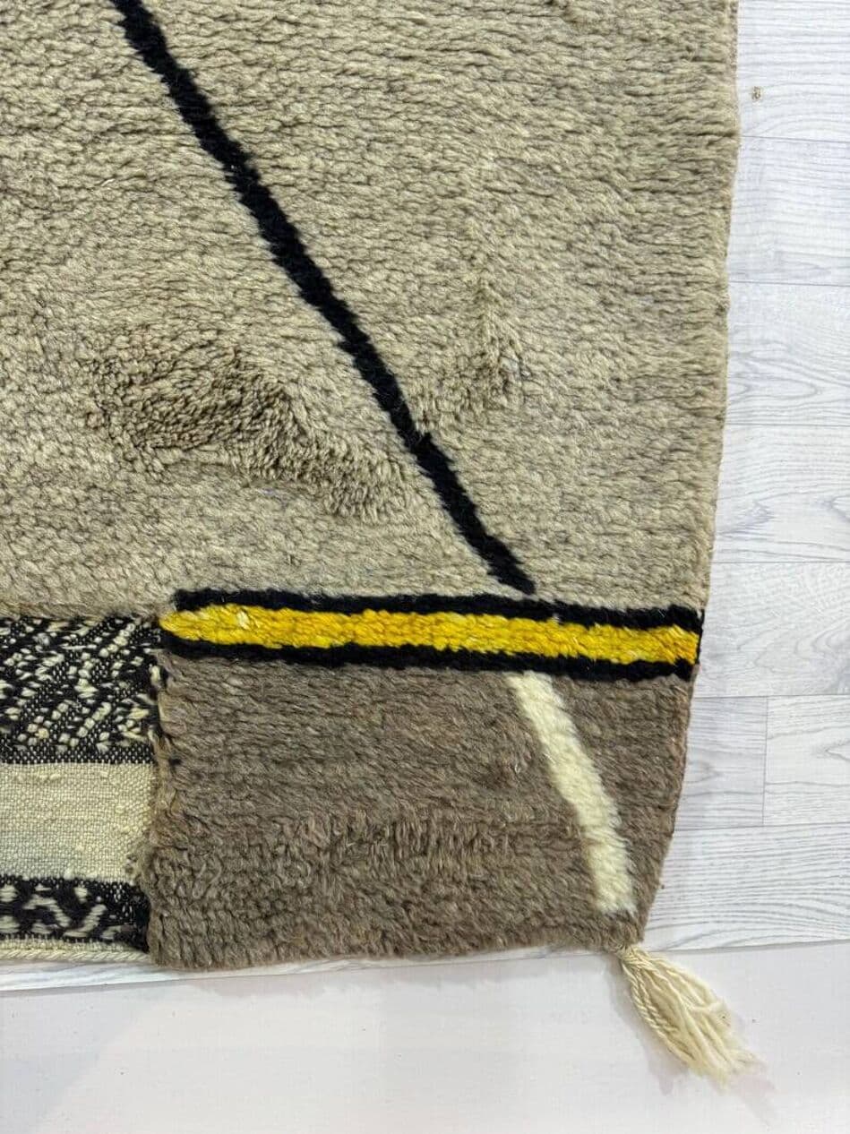 Ręcznie tkany dywan 250x150 cm, wełna, wielokolorowy, Maroko - 200654