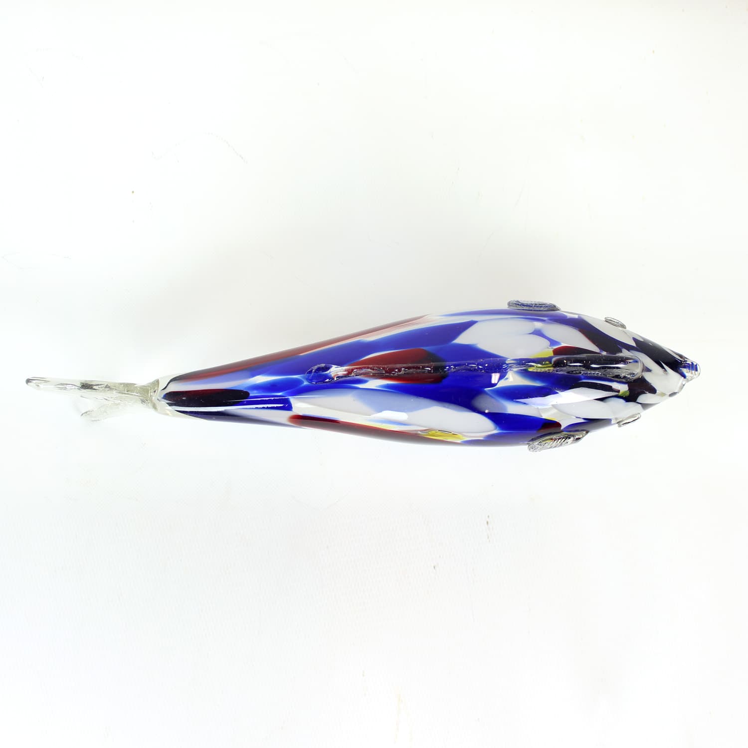 Statuetka ryba, multikolor, szkło, Czechosłowacja, lata 60. - 201140