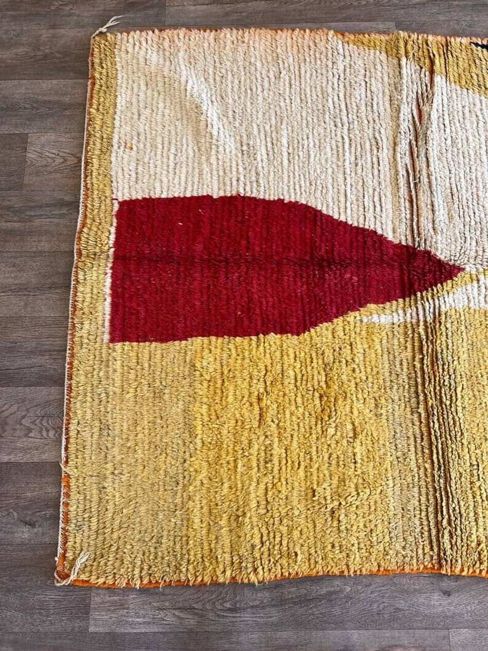 Ręcznie tkany dywan 250x150 cm, wełna, multikolor, Maroko - 201478