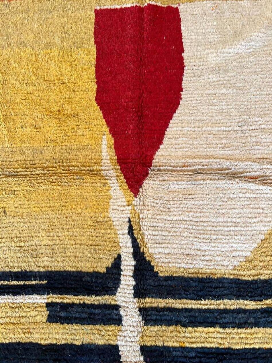 Ręcznie tkany dywan 250x150 cm, wełna, multikolor, Maroko - 201479