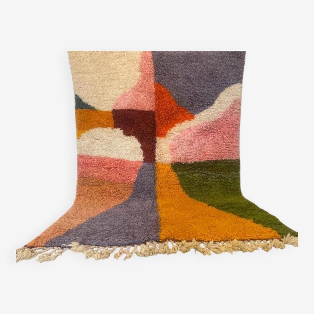 Handwoven rug 300x200 cm, wool, multicolour, Morocco - 201415