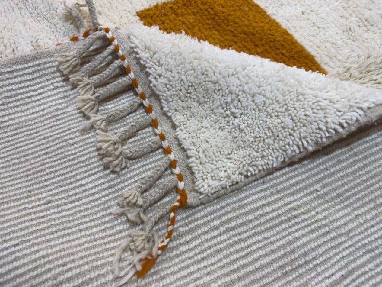 Ręcznie tkany dywan 200x300 cm, wełna, multikolor, Maroko - 201347