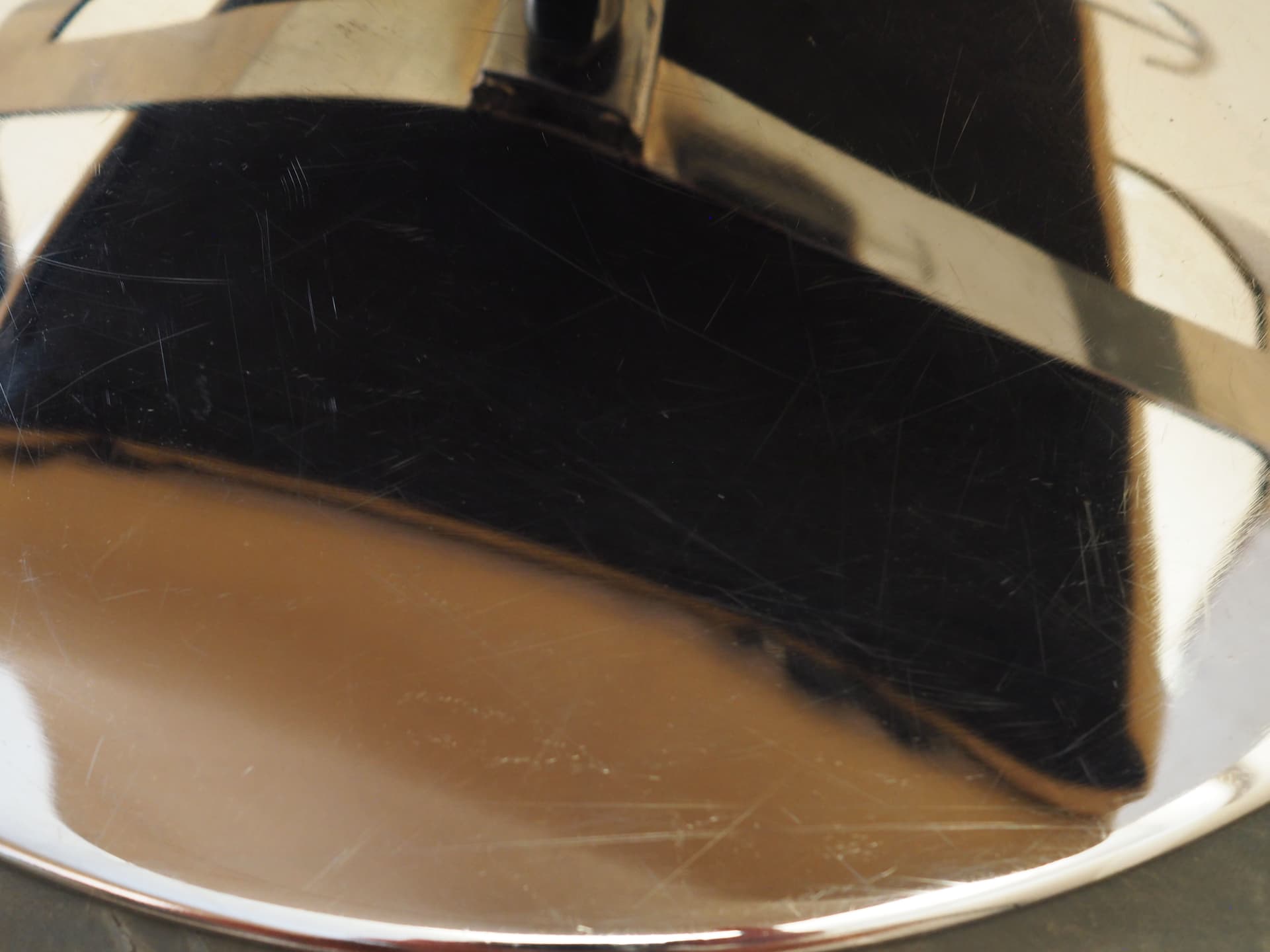 Lounge set armchair with ottoman, beige leather, chromed metal, Denmark, 1970s. - 76480