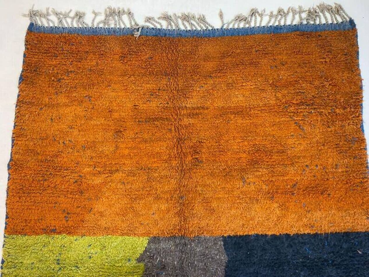 Ręcznie tkany dywan 250x150 cm, wełna, multikolor, Maroko - 201342