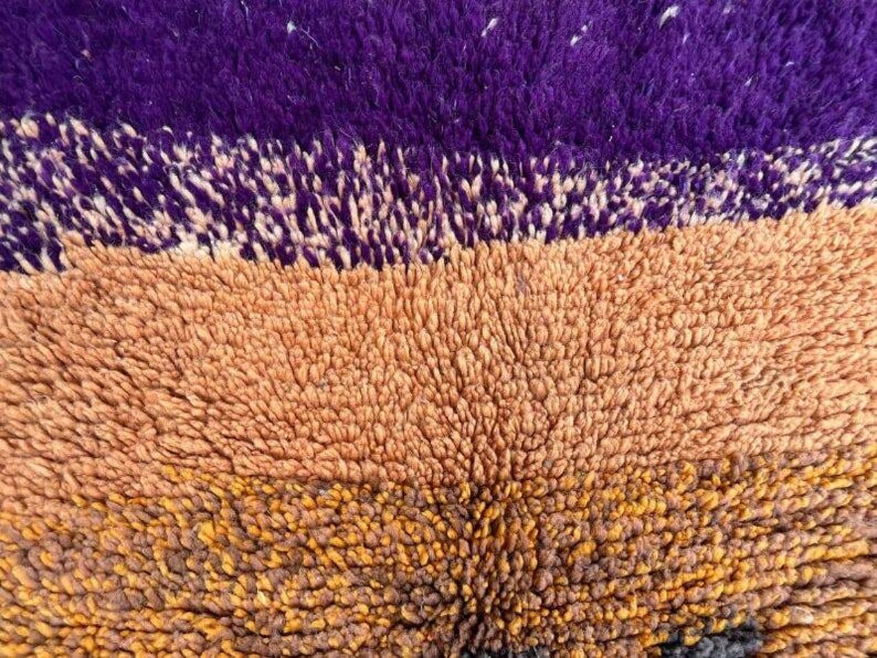 Ręcznie tkany dywan 250x150 cm, wełna, multikolor, Maroko - 201302