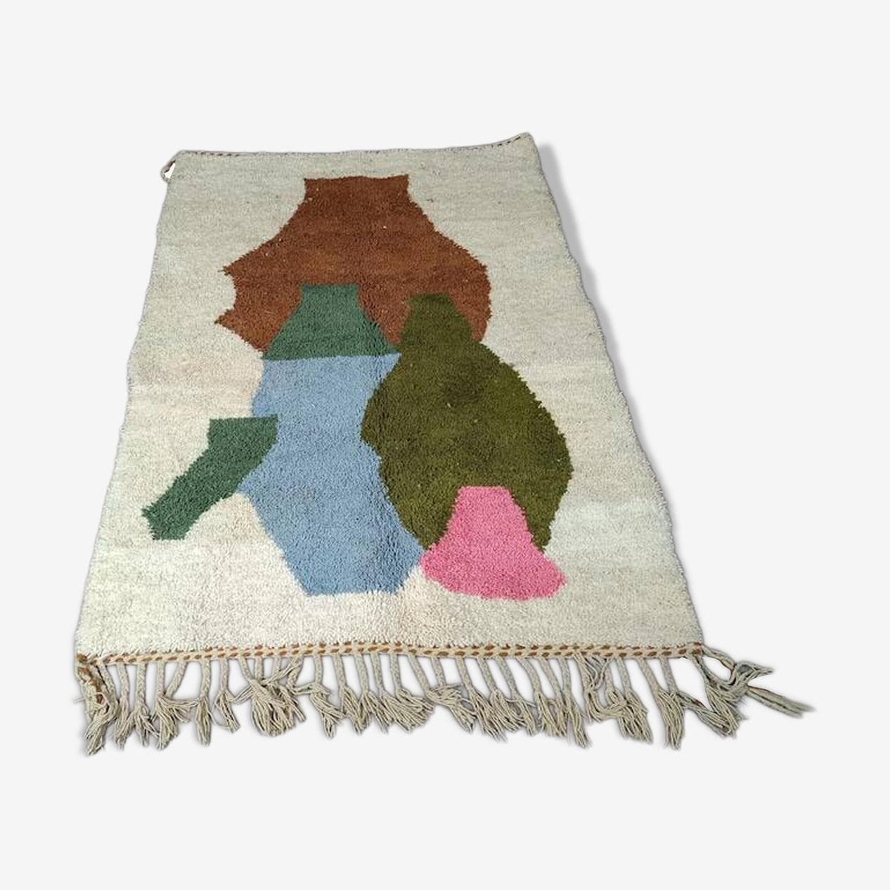 Ręcznie tkany dywan 250x150 cm, wełna, multikolor, Maroko - 201268