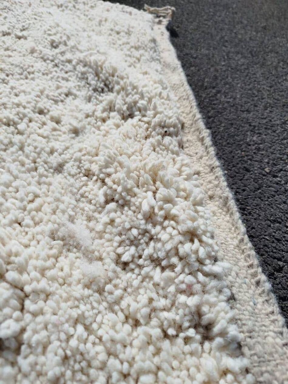 Ręcznie tkany dywan 200x300 cm, wełna, różowy, kość słoniowa, Maroko - 201265