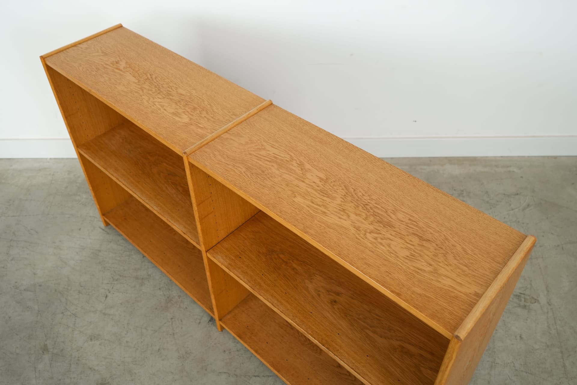 Regał skandynawski, dąb, Dania, lata 70. - 77237