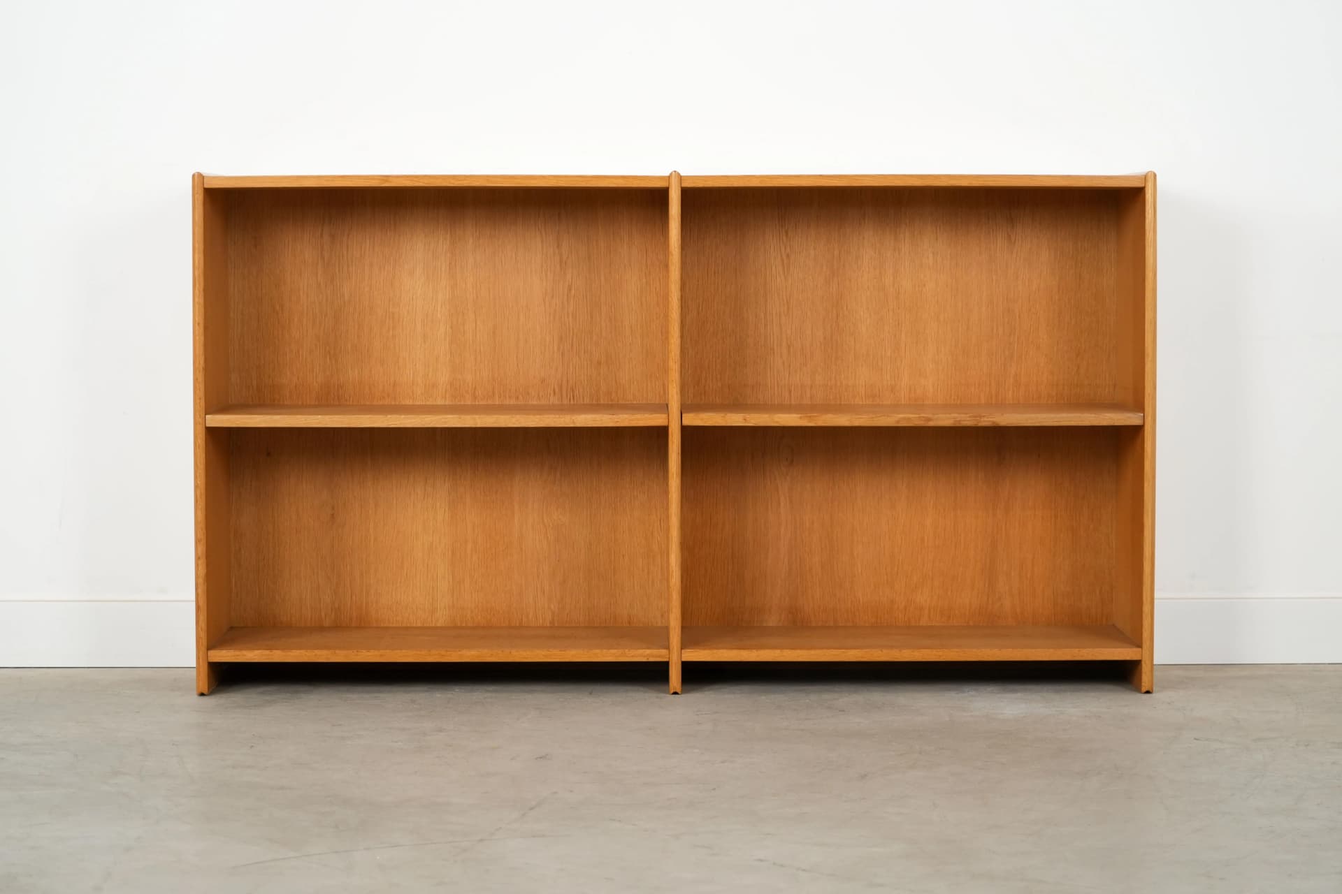 Regał skandynawski, dąb, Dania, lata 70. - 14318