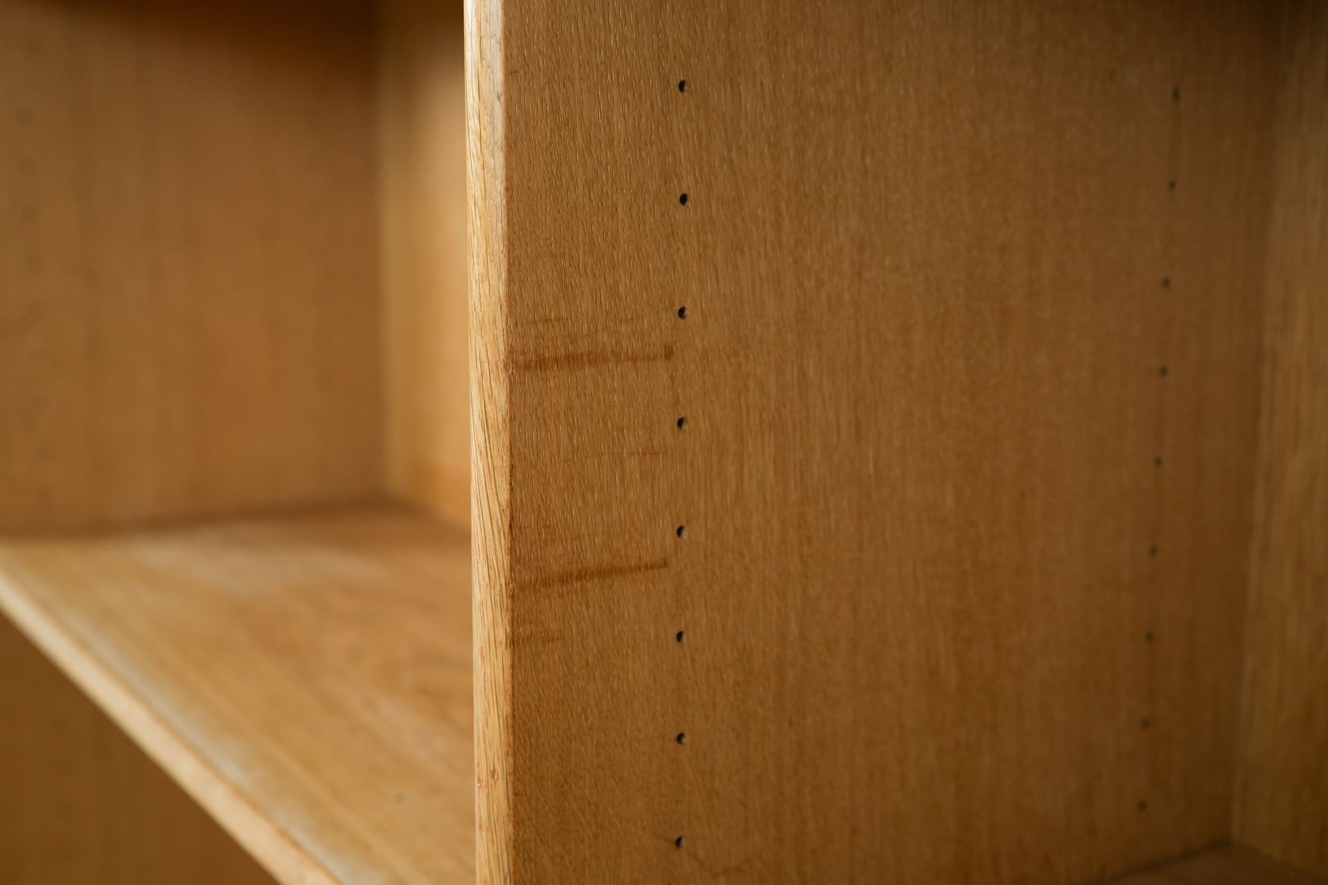 Regał skandynawski, dąb, Dania, lata 70. - 77234