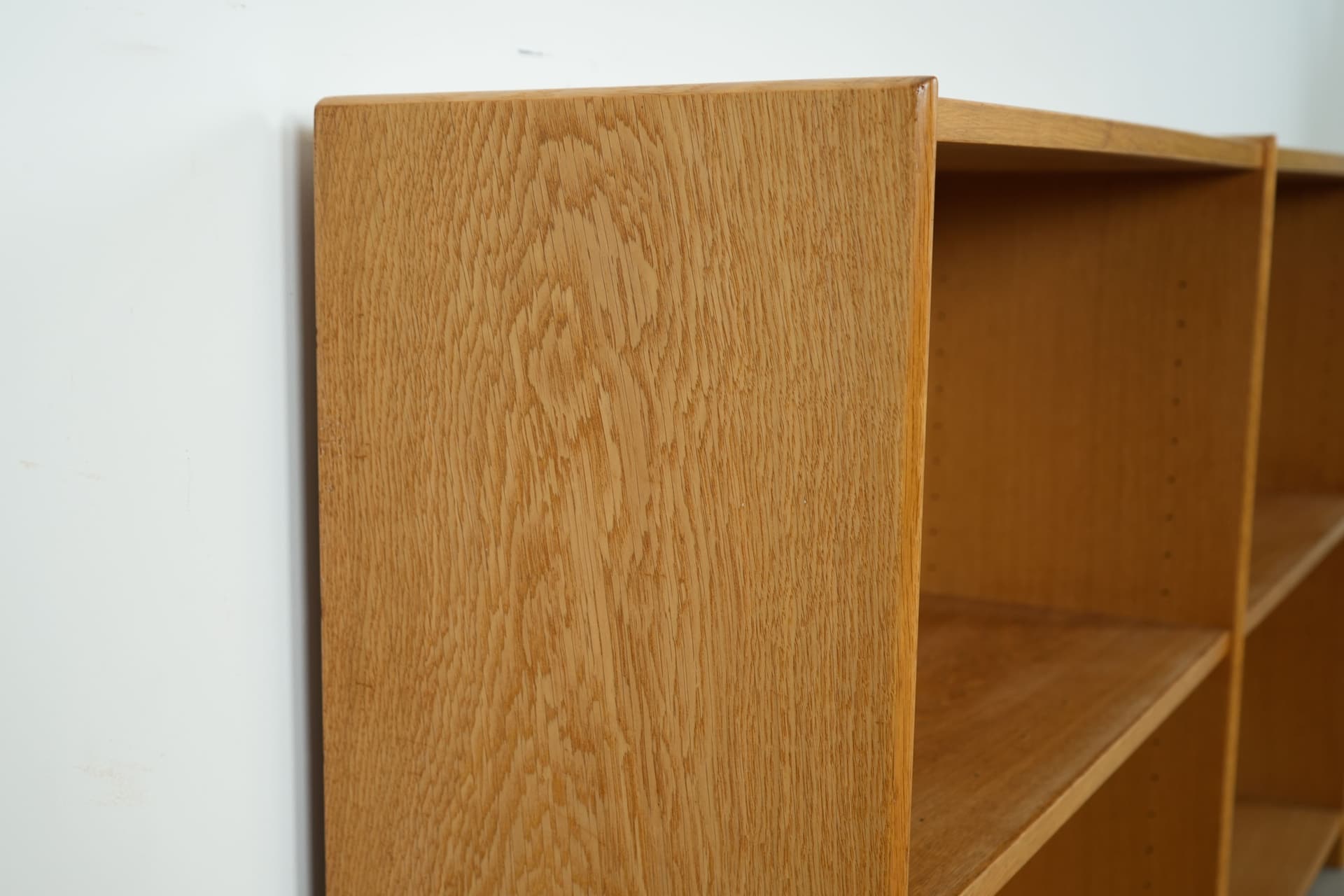 Regał skandynawski, dąb, Dania, lata 70. - 77235