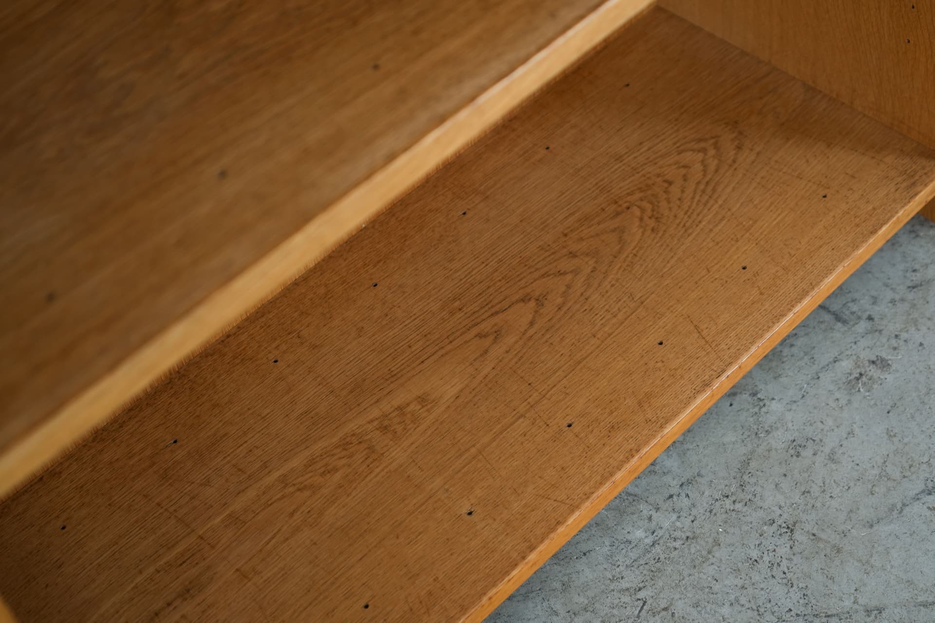 Regał skandynawski, dąb, Dania, lata 70. - 77238