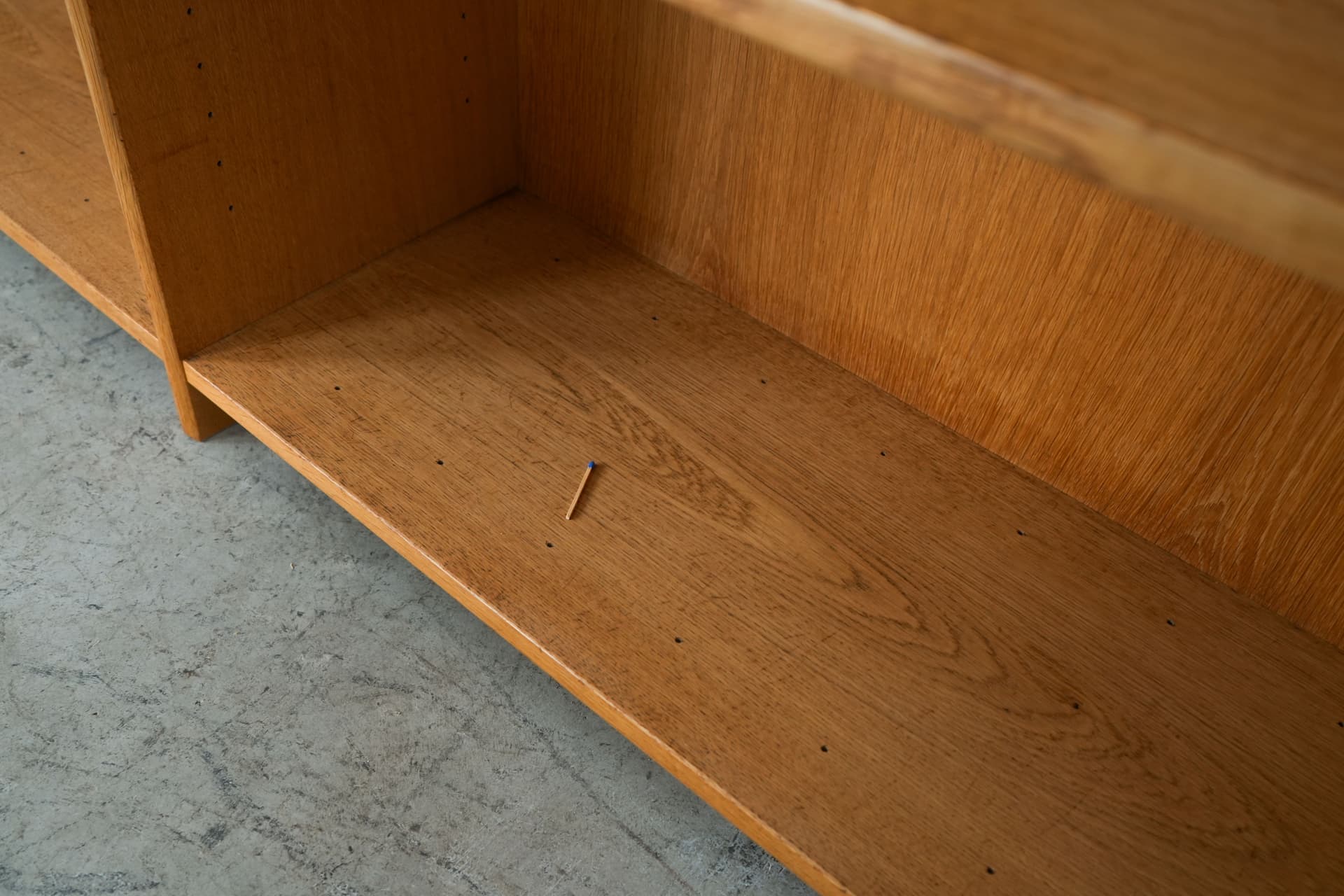 Regał skandynawski, dąb, Dania, lata 70. - 77236