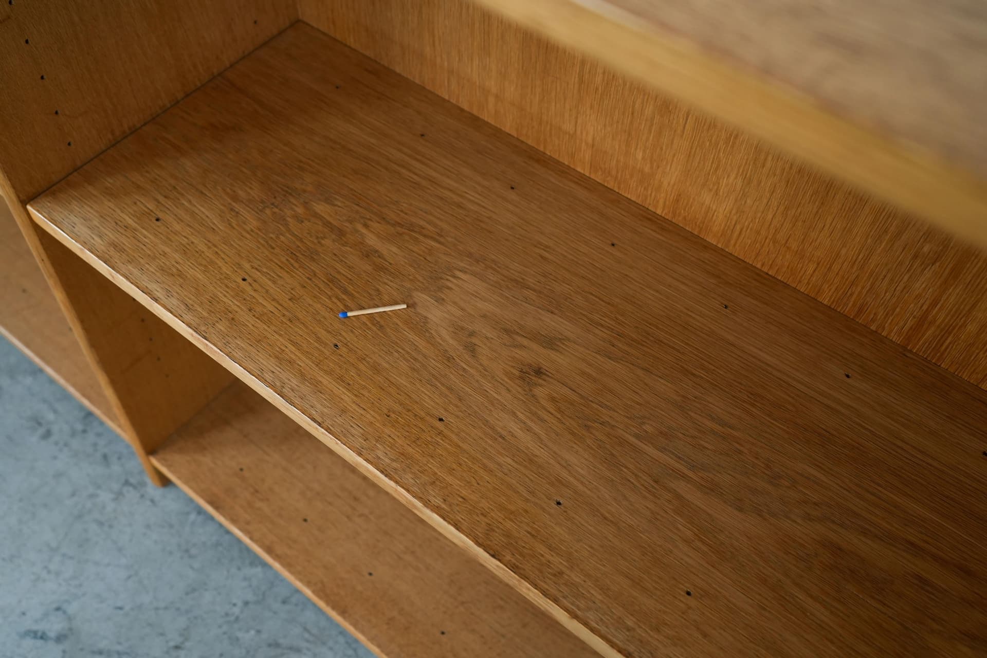 Regał skandynawski, dąb, Dania, lata 70. - 14319