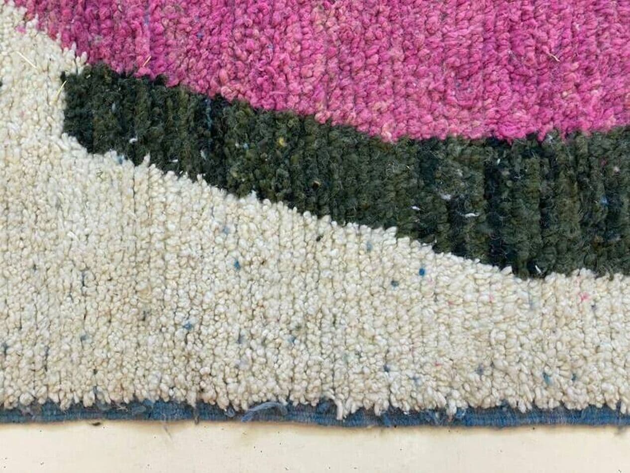 Ręcznie tkany dywan 250x150 cm, wełna, multikolor, Maroko - 203044