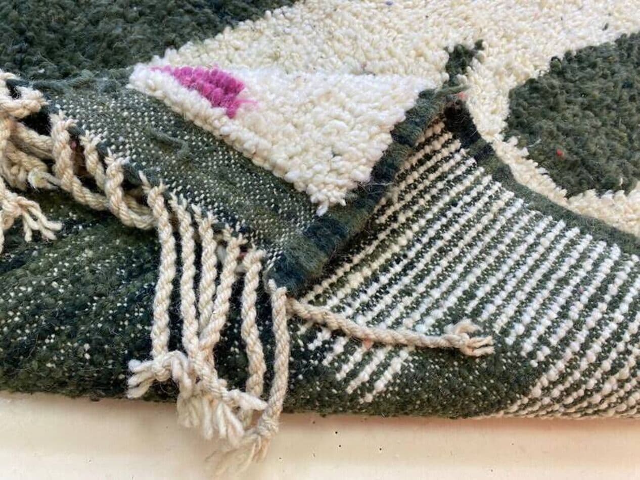 Ręcznie tkany dywan 250x150 cm, wełna, multikolor, Maroko - 203045