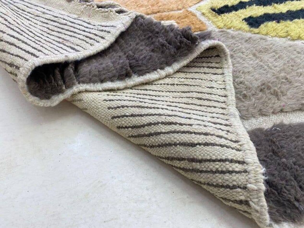 Ręcznie tkany dywan 300x200 cm, wełna, multikolor, Maroko - 203014