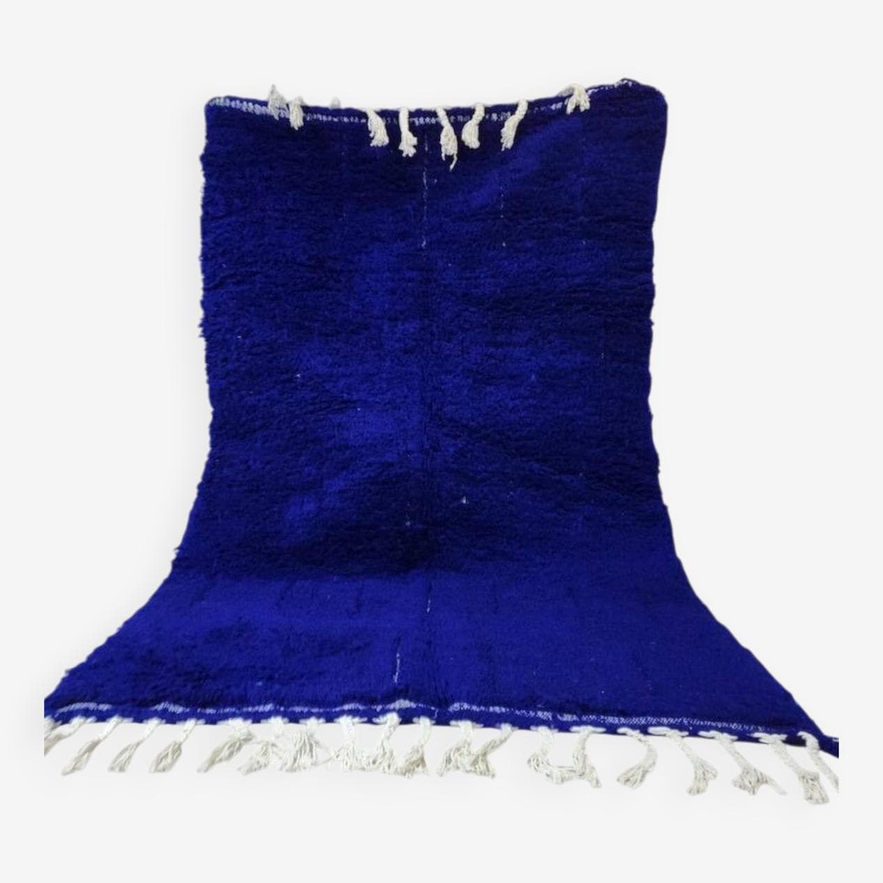 Ręcznie tkany dywan 250x150 cm, wełna, niebieski, Maroko - 202992