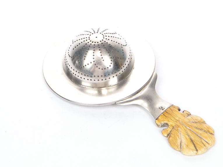 Sitko do herbaty, Rococo, beżowy, Austria, XIX w. - 201772