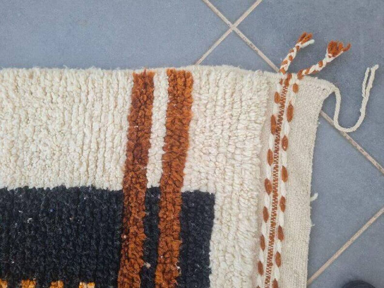 Ręcznie tkany dywan 300x200 cm, wełna, multikolor, Maroko - 202776