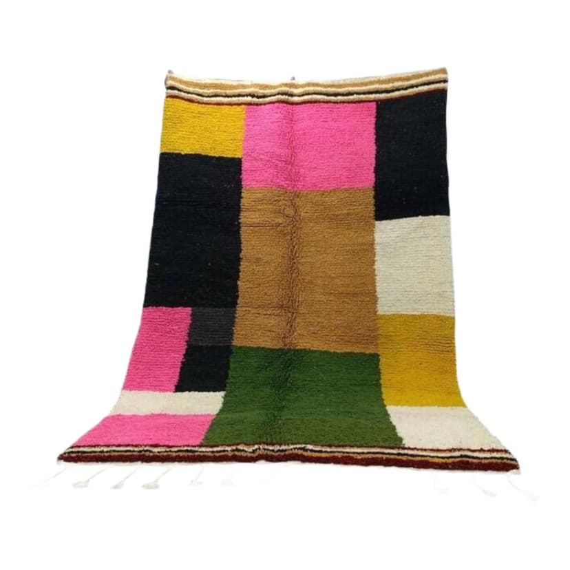 Ręcznie tkany dywan 250x150 cm, wełna, multikolor,