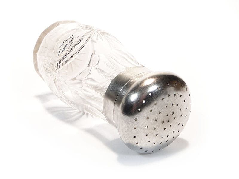 Sugar shaker, transparent crystal, silver, Germany, 19th c. - 201825