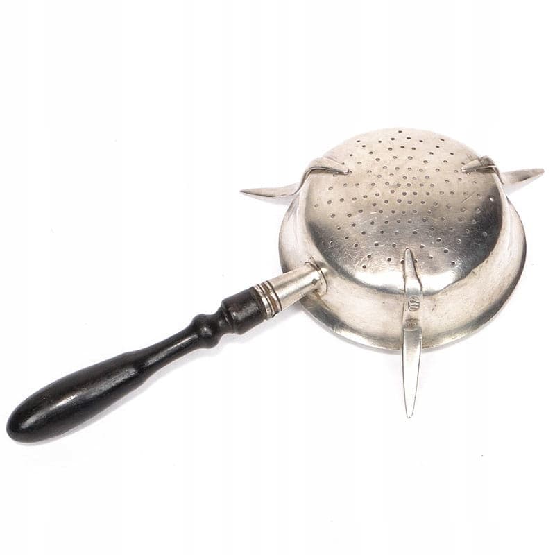 Sitko do herbaty Biedermeier, srebro, Austria, XIX w. - 201845