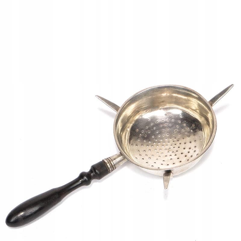 Sitko do herbaty Biedermeier, srebro, Austria, XIX w. - 201847