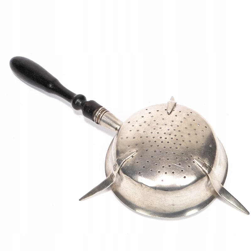 Sitko do herbaty Biedermeier, srebro, Austria, XIX w. - 201850