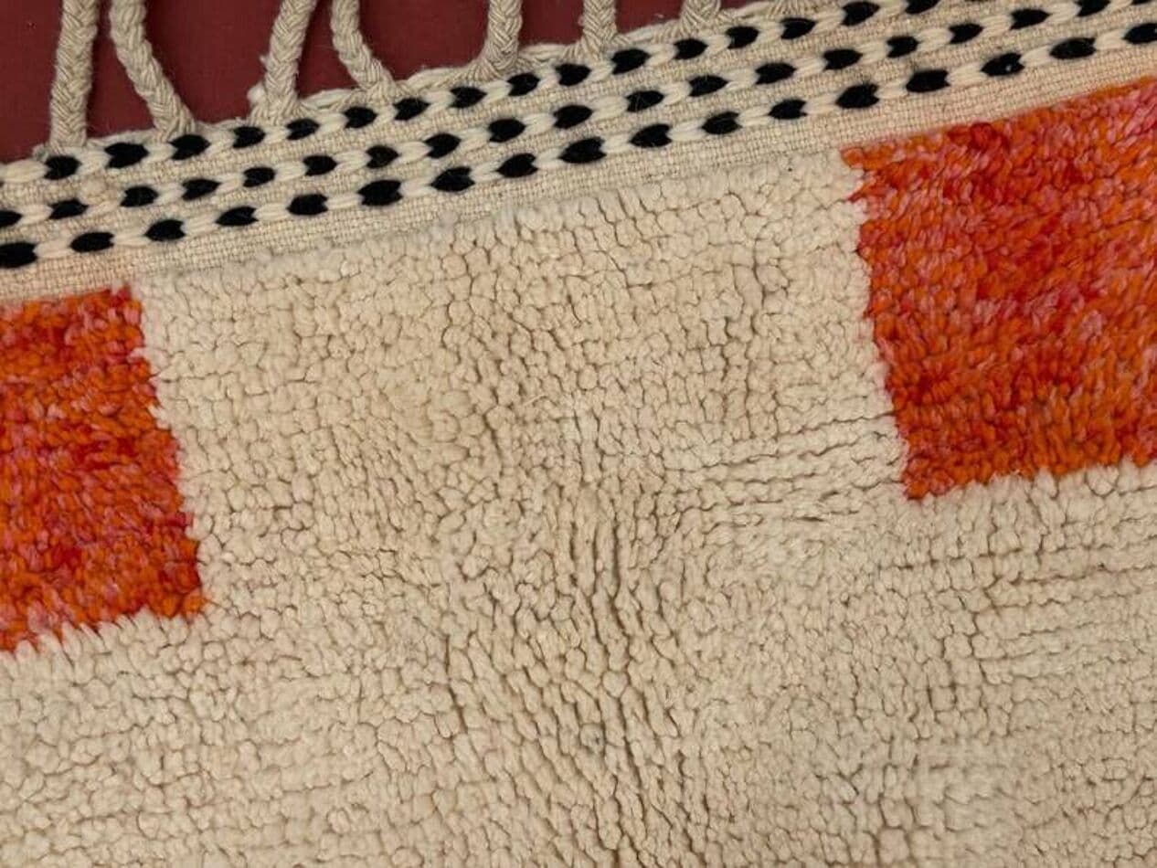 Ręcznie tkany dywan 250x150 cm, wełna, multikolor, Maroko - 202614