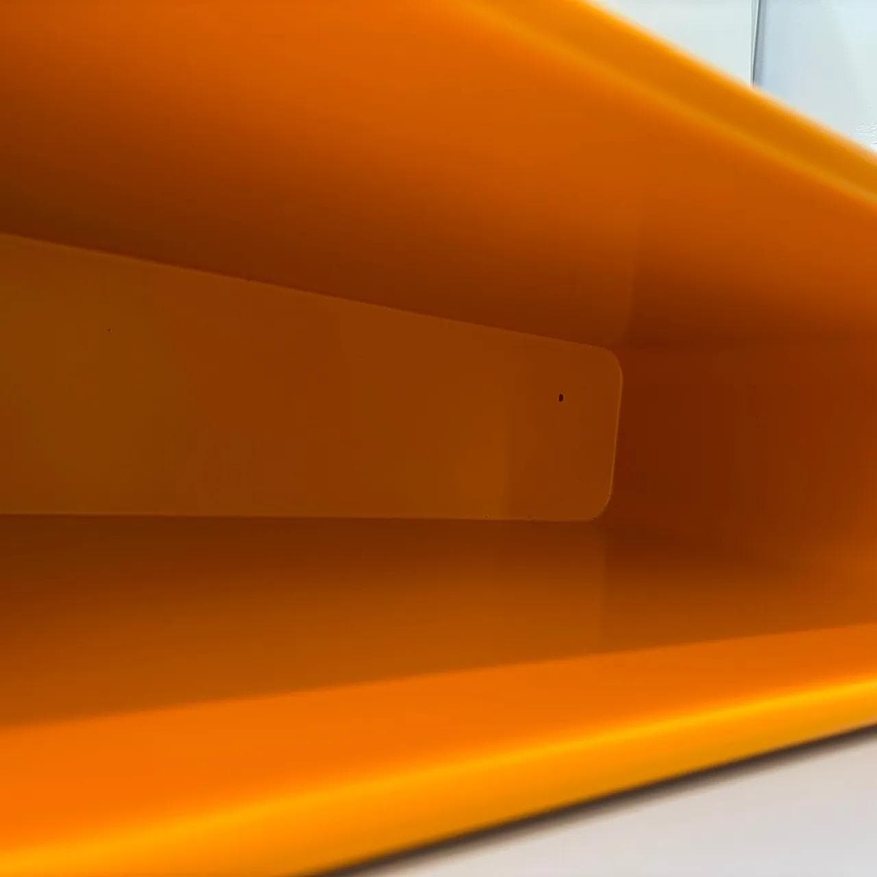 Półka wisząca Space Age, pomarańczowy, plastik, Schöninger, Niemcy, lata 70. - 14117