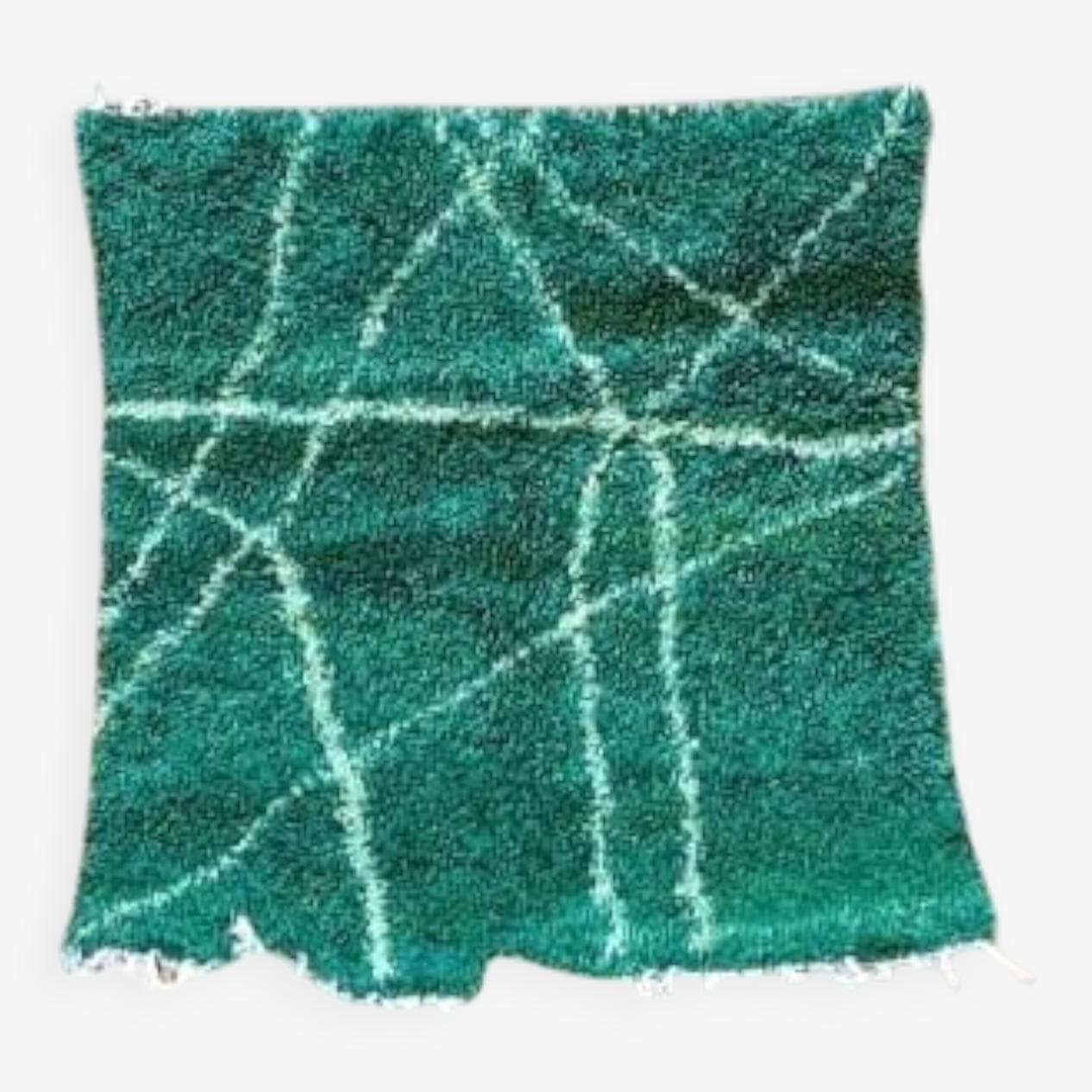 Ręcznie tkany dywan 250x200 cm, wełna, zielony, Maroko - 202468